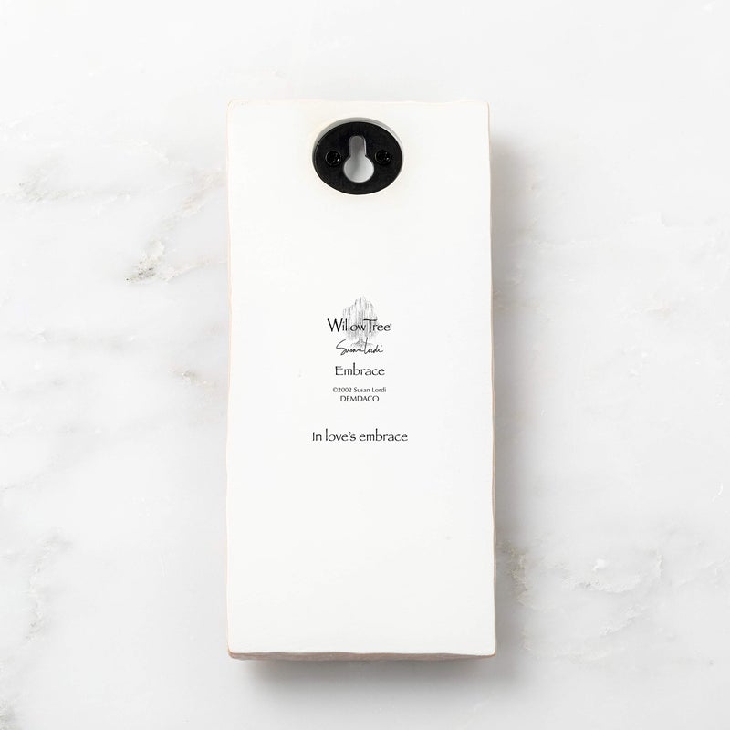 Willow Tree Embrace Plaque, Sculpted Hand-Painted bas Relief - Image 3